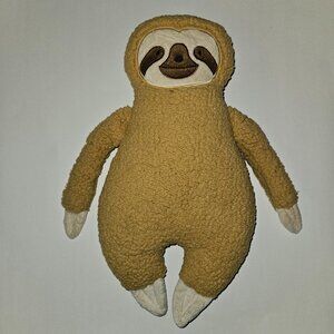 Lulu & Coco Brown Sloth Plush 15.5" Stuffed Animal Toy Sherpa Soft